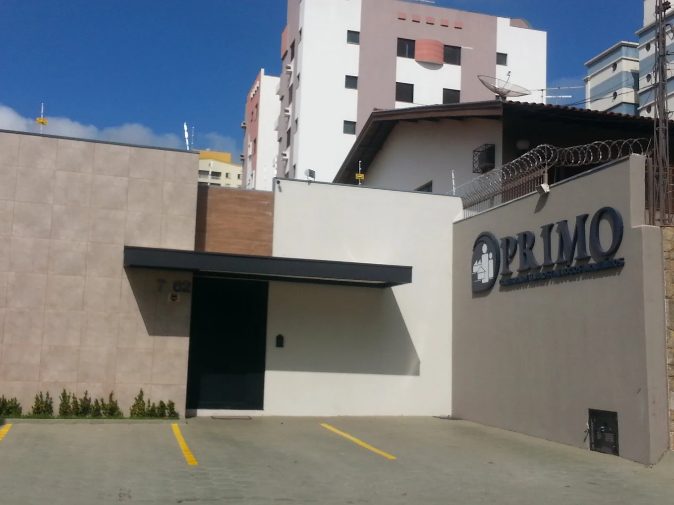 Sede da Primo Seguros vista da rua